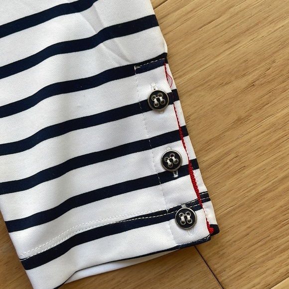 Pinstripe sailor dress Size medium - Picture 2 of 4